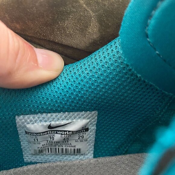 Nike Mens Sneakers Koth Ultra Low Dark Loden Radiant Emerald Size 11 - Picture 6 of 13